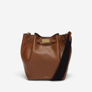 Dámské Bucket Bag DeMellier The New York Hnědé | CZ-91530829