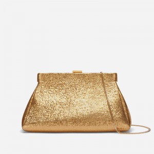 Dámské Clutch DeMellier The Cannes Zlaté | CZ-31047629