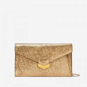 Dámské Clutch DeMellier The London Zlaté | CZ-95840219