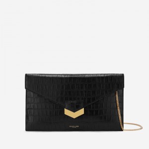 Dámské Clutch DeMellier The London Černé | CZ-61073929