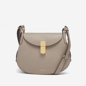 Dámské Crossbody Kabelky DeMellier The Lausanne Šedé Hnědé | CZ-41037299