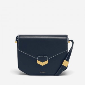 Dámské Crossbody Kabelky DeMellier The London Tmavě Blankyt | CZ-35042919