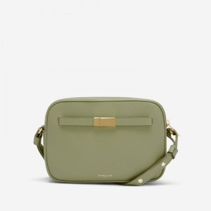 Dámské Crossbody Kabelky DeMellier The New York Hnědožlutý | CZ-38016759