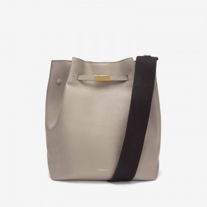 Dámské Crossbody Kabelky DeMellier The New York Large Šedé Hnědé | CZ-97046829