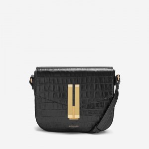 Dámské Crossbody Kabelky DeMellier The Small Vancouver Černé | CZ-72148359