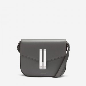 Dámské Crossbody Kabelky DeMellier The Small Vancouver x Anny Fan Tmavě Šedé Stříbrné | CZ-50631849