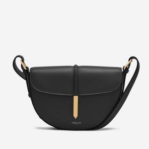 Dámské Crossbody Kabelky DeMellier The Tokyo Saddle Černé | CZ-95436819