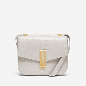 Dámské Crossbody Kabelky DeMellier The Vancouver Bílé | CZ-92047659