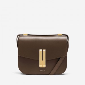 Dámské Crossbody Kabelky DeMellier The Vancouver Béžový | CZ-96401389