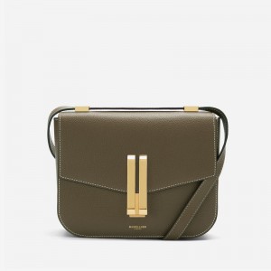 Dámské Crossbody Kabelky DeMellier The Vancouver Olivy Zelené | CZ-62137959