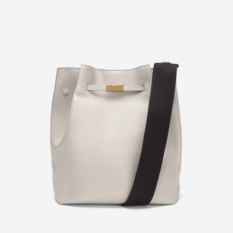 Dámské Bucket Bag DeMellier The New York Large Bílé | CZ-84936529