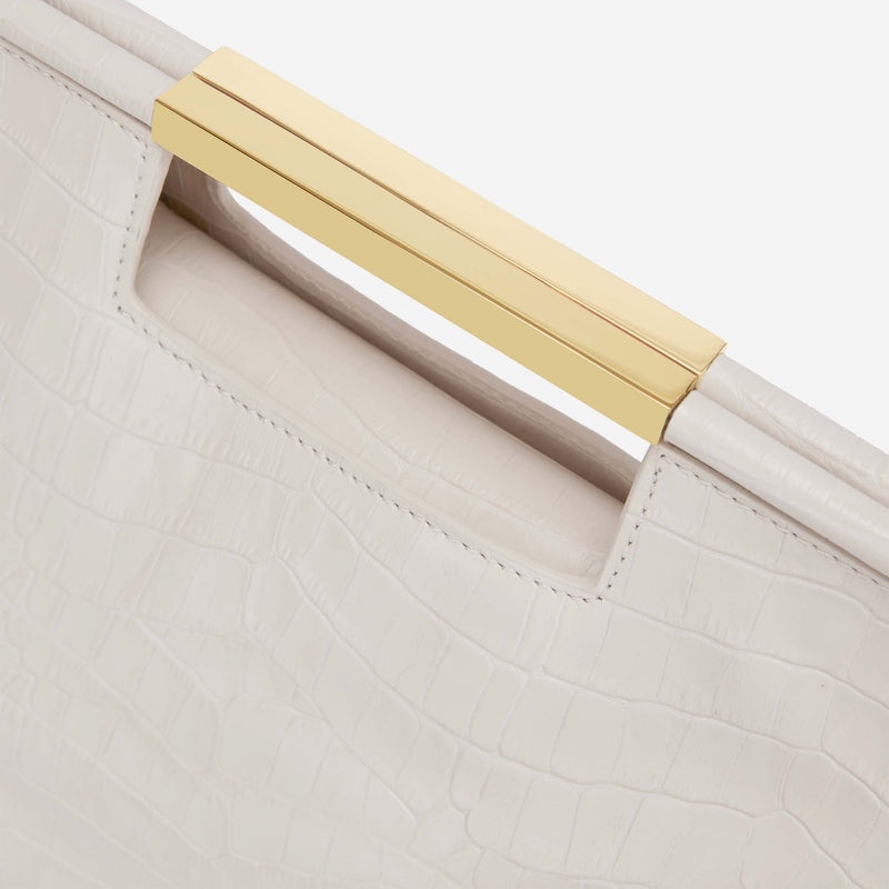 Dámské Clutch DeMellier The Seville Bílé | CZ-96437589