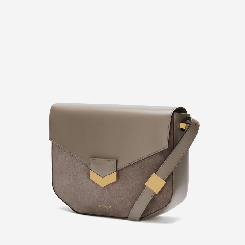 Dámské Crossbody Kabelky DeMellier The London x Hannah Strafford-Taylor Šedé | CZ-84392759