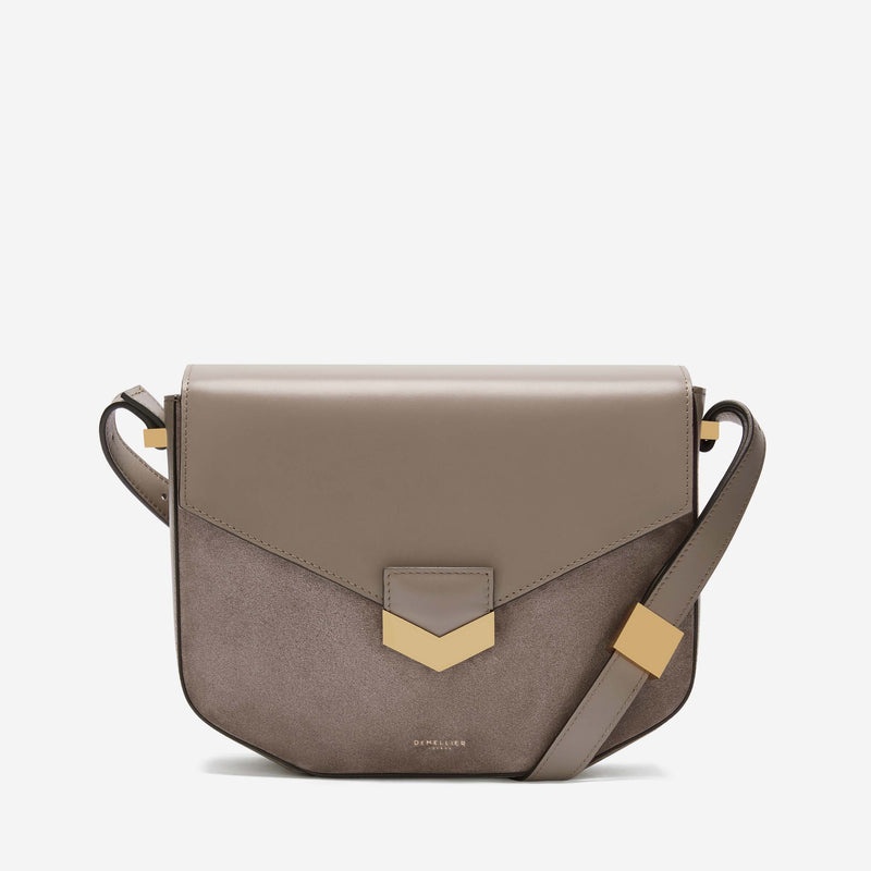 Dámské Crossbody Kabelky DeMellier The London x Hannah Strafford-Taylor Šedé | CZ-84392759